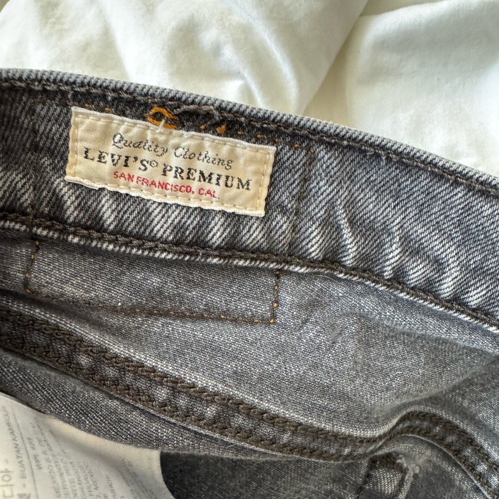 Levi’s Premium 501 Skinny Denim Jeans W28 L28, Distressed - Picture 8 of 10